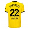 Borussia Dortmund Ian Maatsen #22 Hemmatröja 2023-24 Korta ärmar